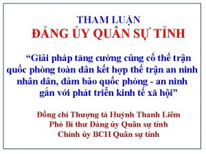 THAM LUN NG Y QU N S TNH