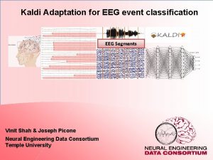 Kaldi Adaptation for EEG event classification EEG Segments