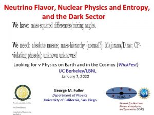 Neutrino Flavor Nuclear Physics and Entropy and the