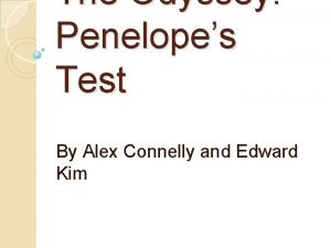 Penelope's test