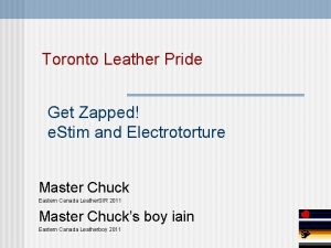 Toronto leather pride