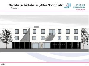 Nachbarschaftshaus Alter Sportplatz in Biberach 642021 1 Nachbarschaftshaus