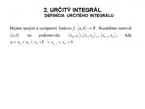 2 URIT INTEGRL DEFINCIA URITHO INTEGRLU 2 URIT