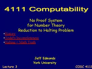 No Proof System for Number Theory Reduction to