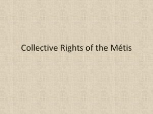 Métis rights