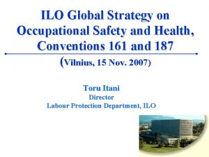 Global strategy on occupational safety and health