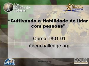 Cultivando a Habilidade de lidar com pessoas Curso