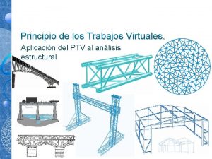 Trabajo virtual estructuras