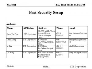 Nov 2011 doc IEEE 802 11 111426 r