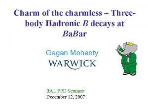 Charm of the charmless Threebody Hadronic B decays