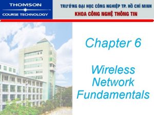 Chapter 6 Wireless Network Fundamentals Wireless Communications Primer