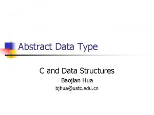 Abstract data type c