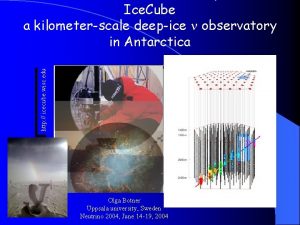 http icecube wisc edu Ice Cube a kilometerscale