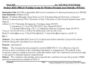 March 2018 doc IEEE 802 15 18 0115