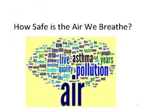 How Safe is the Air We Breathe 1