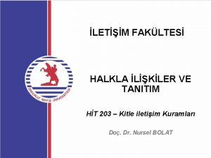 LETM FAKLTES HALKLA LKLER VE TANITIM HT 203