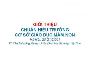 GII THIU CHUN HIU TRNG C S GIO