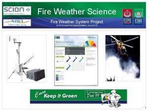 Fire Weather Science Fire Weather System Project Eco