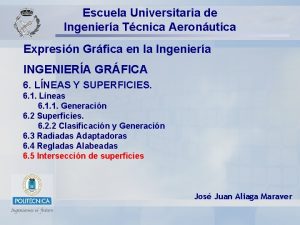 Escuela Universitaria de Ingeniera Tcnica Aeronutica Expresin Grfica