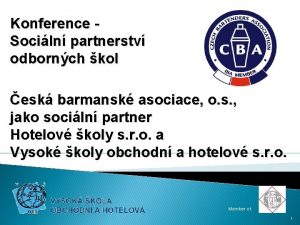 Konference Sociln partnerstv odbornch kol esk barmansk asociace