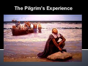 The Pilgrims Experience Puritans Were known as a