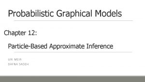 Probabilistic Graphical Models Chapter 12 ParticleBased Approximate Inference