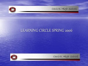 LEARNING CIRCLE SPRING 2006 ELVA CRUZ ROSADO HERIBERTO