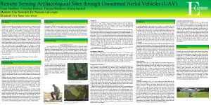 Remote Sensing Archaeological Sites through Unmanned Aerial Vehicles