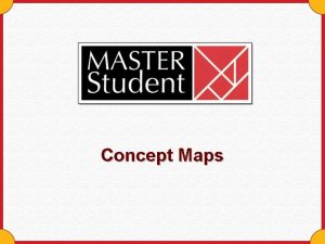 Concept Maps Concept Maps A visual device to