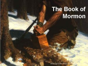 The Book of Mormon www kevinhinckley com Honesty