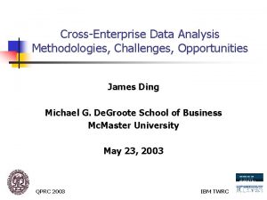 Enterprise data