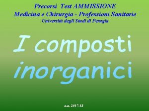 Precorsi Test AMMISSIONE Medicina e Chirurgia Professioni Sanitarie