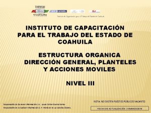 Instituto de Capacitacin para el Trabajo del Estado