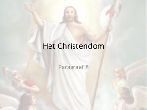 Het Christendom Paragraaf 8 Het jodendom Palestina Geloofden