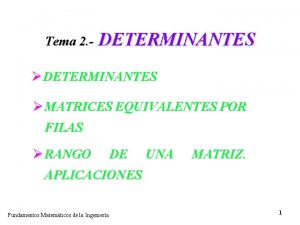 Matrices equivalentes