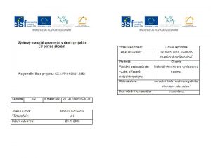 OXIDAN SLO VOD DO CHEMICKHO NZVOSLOV Oxidan slo