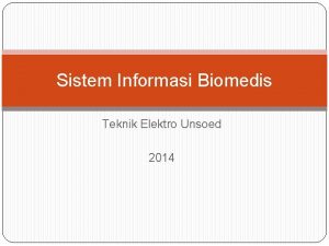 Sistem Informasi Biomedis Teknik Elektro Unsoed 2014 Daftar