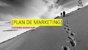 PLAN DE MARKETING CUSTOMER JOURNEY MAP Personas Overview