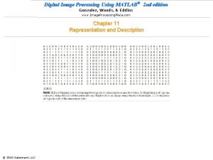 Chain code in image processing