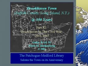 Brookhaven Town Suffolk County Long Island N Y