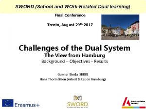 SWORD School and WOrkRelated Dual learning Final Conference