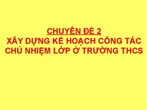 CHUYN 2 X Y DNG K HOCH CNG