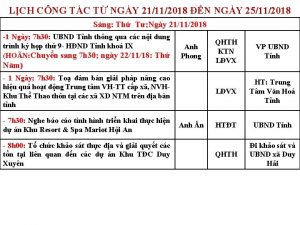 LCH CNG TC T NGY 21112018 N NGY