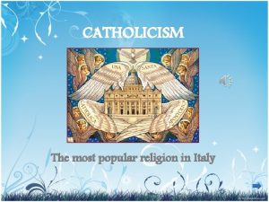 Most popular religion in italy