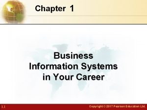 Chapter 1 Business Information Systems in Your Career