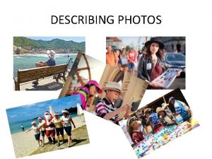 Describing a photo