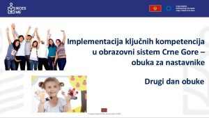 Implementacija kljunih kompetencija u obrazovni sistem Crne Gore