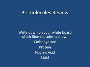Biomolecule