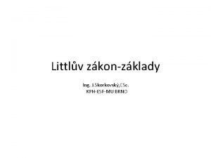 Littlv zkonzklady Ing J Skorkovsk CSc KPHESFMU BRNO