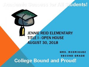 Jennie reid elementary